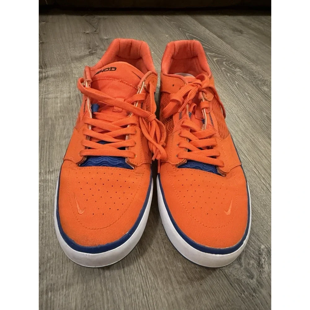 Nike Men's Ishod Wair SB Premium Low Orange Blue Jay Skate Shoes Size 13